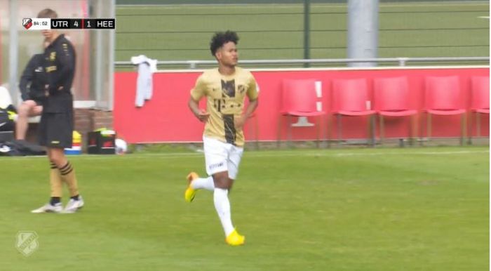 Pemain muda Indonesia, Bagus Kahfi mencatatkan laga keduanya bersama Jong FC Utrecht saat melawan Jong SC Herenveen, Selasa (3/8/2021).