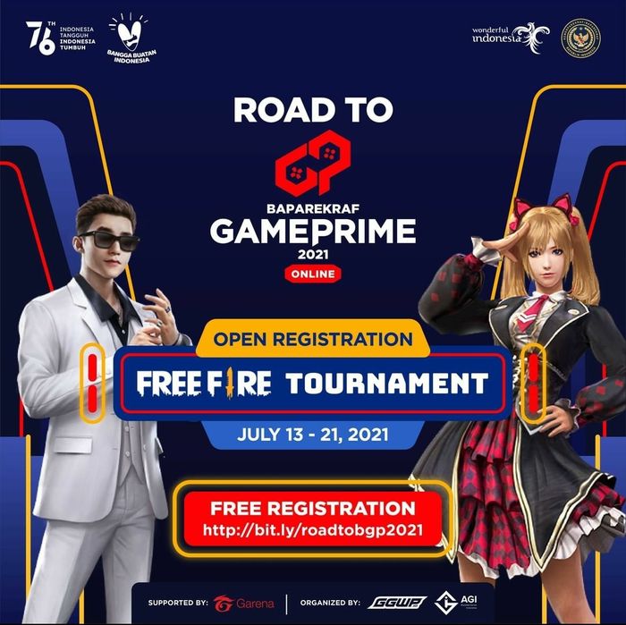 Free Fire Tournament - Pareekraf Game Prime 2022 Online