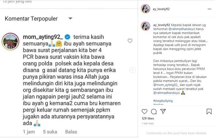 Pernyataan Umi Kalsum soal kedatangannya ke rumah haters Ayu Ting Ting di Bojonegoro