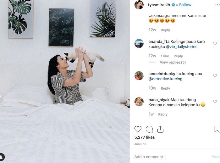 Rumah artis Tyas Miras