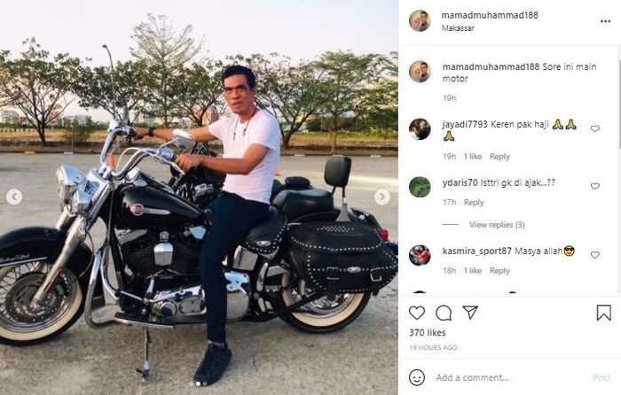 Penampilan suami Meggy Wulandari
 