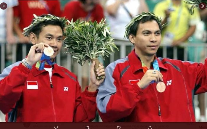 Legenda ganda putra Indonesia, Eng Hian dan Flandy Limpele.