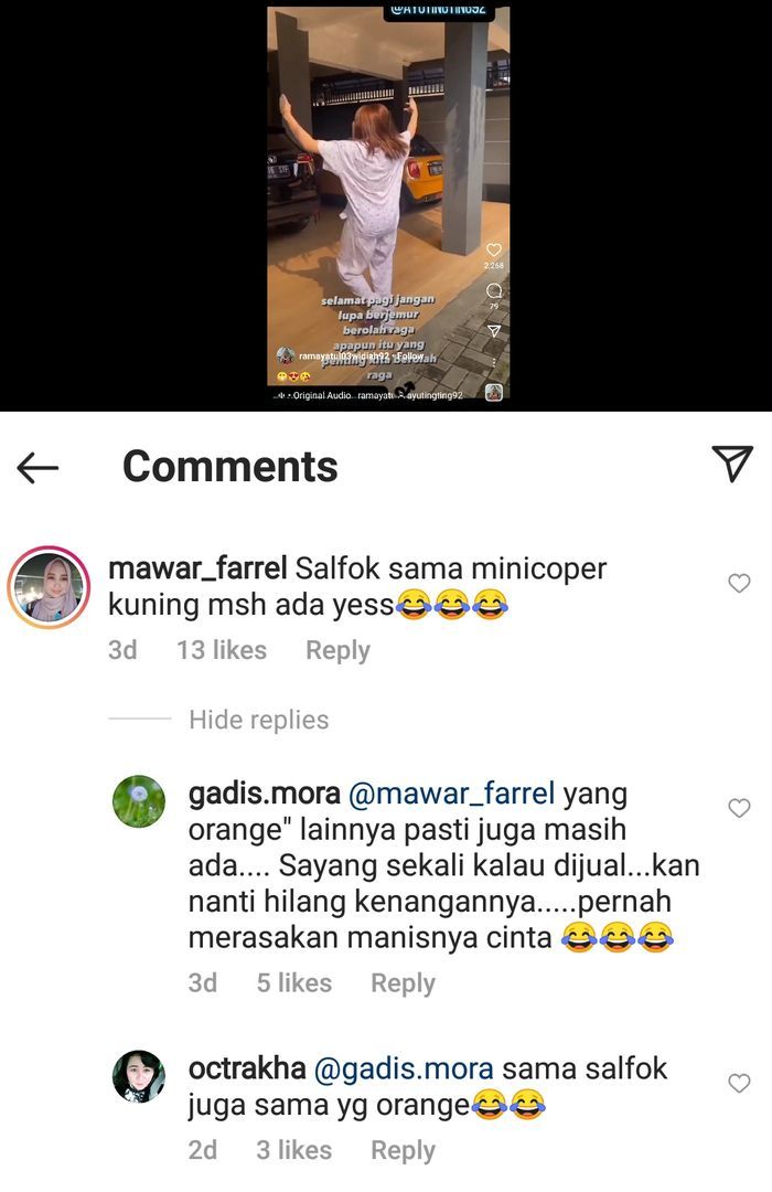 Netizen salah fokus pada mobil mini cooper di garasi Ayu Ting Ting