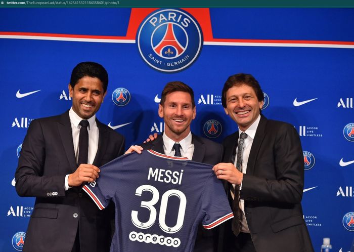 Lionel Messi resmi diperkenalkan sebagai pemain baru Paris Saint-Germain (PSG).