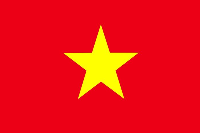 Bendera Nasional Negara Vietnam.
