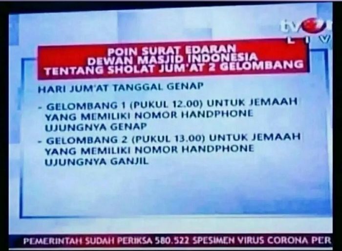 Salat Jumat 2 Gelombang Berdasarkan Nomor Handphone Ini Kata Kemenag Dan Mui Semua Halaman Grid Health