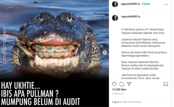 Instagram/@opposite6890
Borok Alvin terungkap