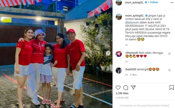 Kondisi keluarga Ayu Ting Ting yang sebenarnya