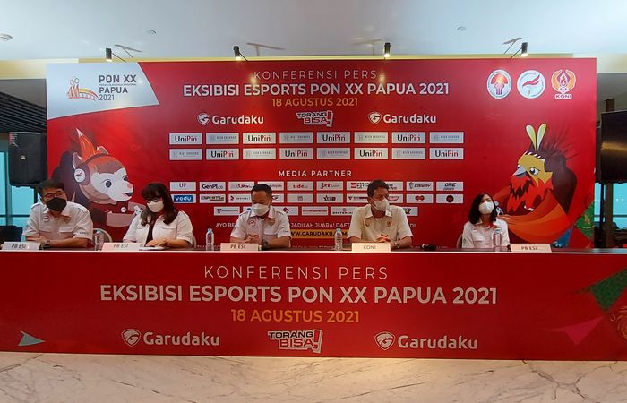 PON XX Papua 2022 Esports Exhibition Press Conference