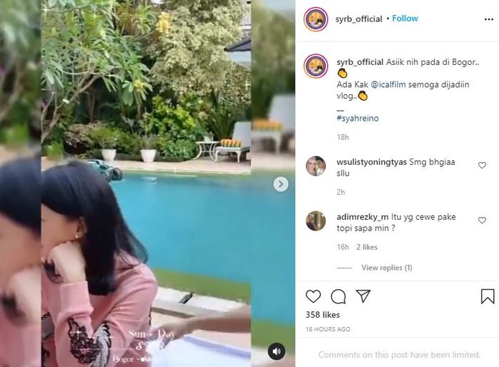 Cuplikan pekarangan rumah Incess