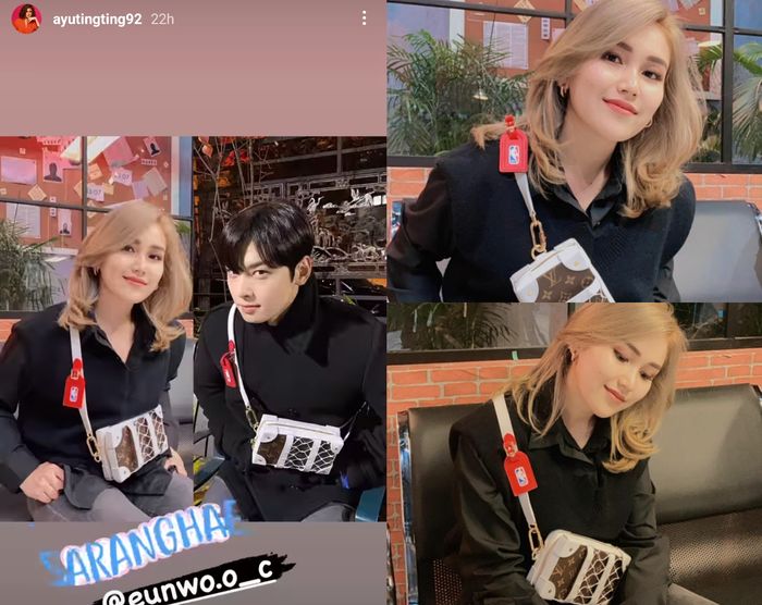 Ayu Ting Ting bergaya sama seperti Cha Eun Woo dan beli tas couple