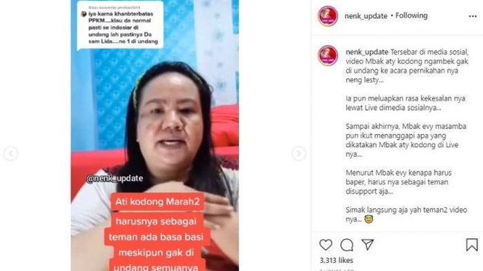 Aty Kodong saat marah-marah