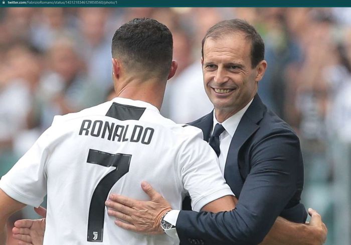 Pelatih Juventus, Massimiliano Allegri, mengkonfirmasi Cristiano Ronaldo ingin pergi dari Turin.