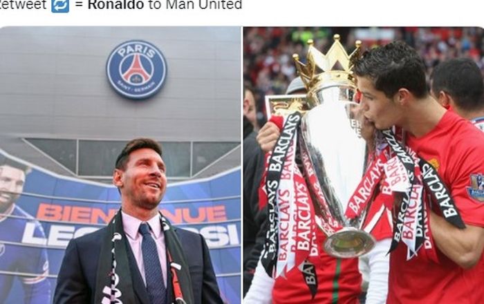 Lionel Messi dan Cristiano Ronaldo sama-sama pindah klub pada bursa transfer musim panas 2021