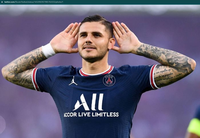 Penyerang Paris Saint-Germain, Mauro Icardi, bisa menjadi target Arsenal untuk memperkuat lini serang.