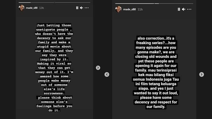 Kembaran Mirna Salihin protes keras soal serial Sianida
