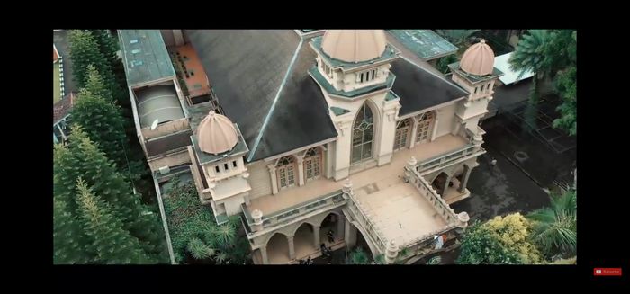 Eksterior rumah artis <a href='https://medan.tribunnews.com/tag/alshad-ahmad' title='Alshad Ahmad'>Alshad Ahmad</a>.