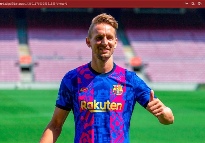 Penyerang anyar Barcelona, Luuk de Jong.