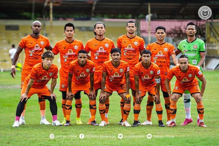 Skuad Persiraja Banda Aceh dalam mengarungi  Liga 1 2021
