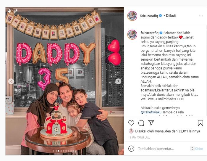 Perayaan ulang tahun Sonny Septian