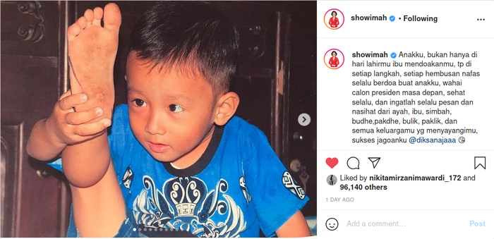 Sang Ibu Tulis Pesan Haru Untuk Ulang Tahunnya Arti Nama Anak Soimah Ternyata Punya Makna Yang Kuat Dan Lekat Dengan Seni