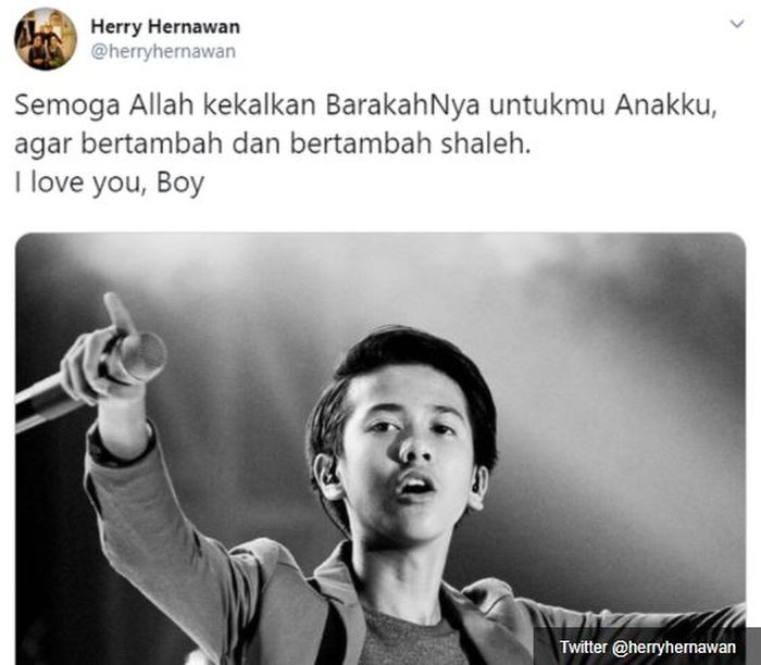 Postingan Iqbaal Ramadhan