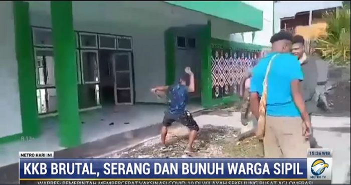 KKB Papua serang Puskemas, nakes menjadi korban.