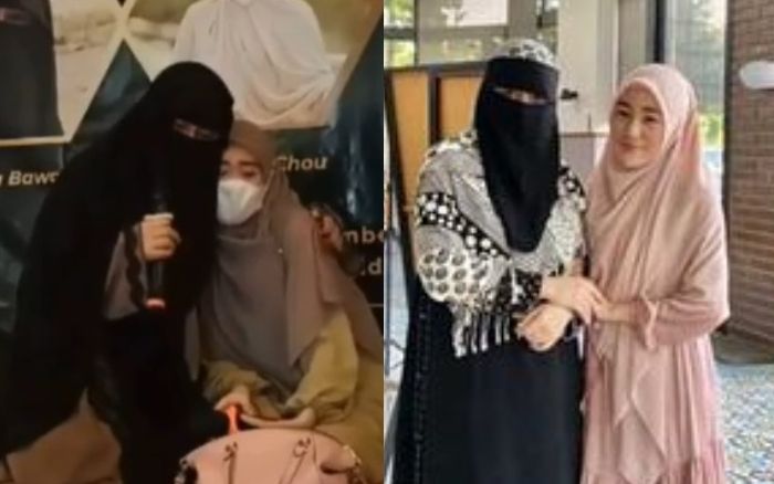 Umi Rania Bawazier dan Larissa Chou