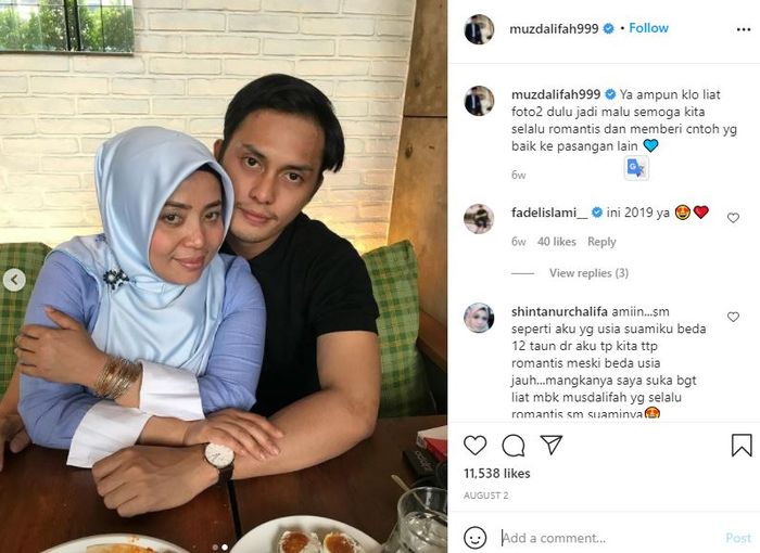 Kemesraan Muzdalifah dan Fadel Islami