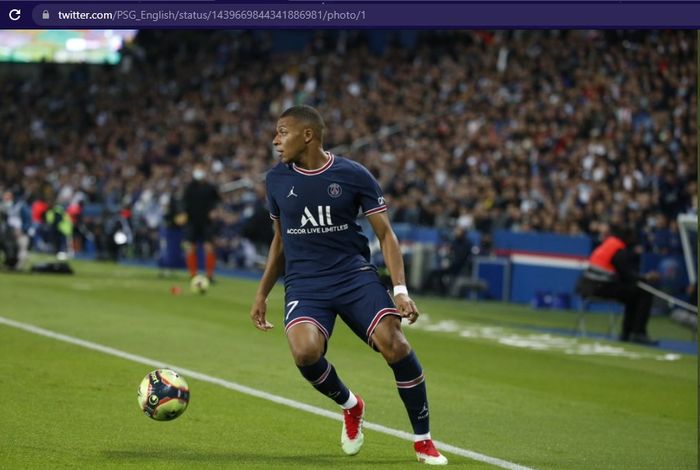 Bintang Paris Saint-Germain (PSG), Kylian Mbappe