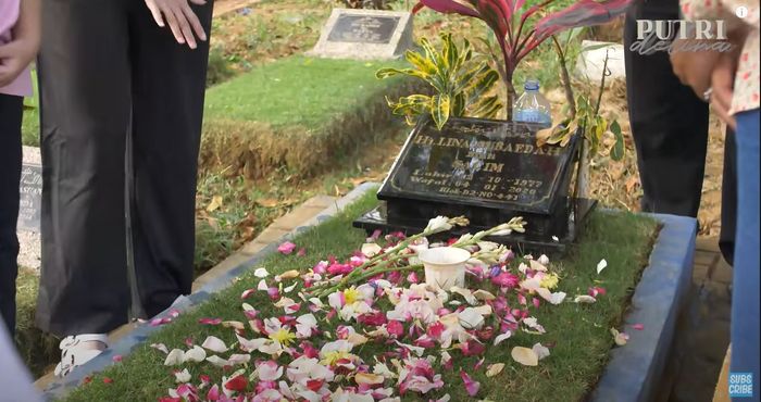 Kondisi makam mendiang Lina
