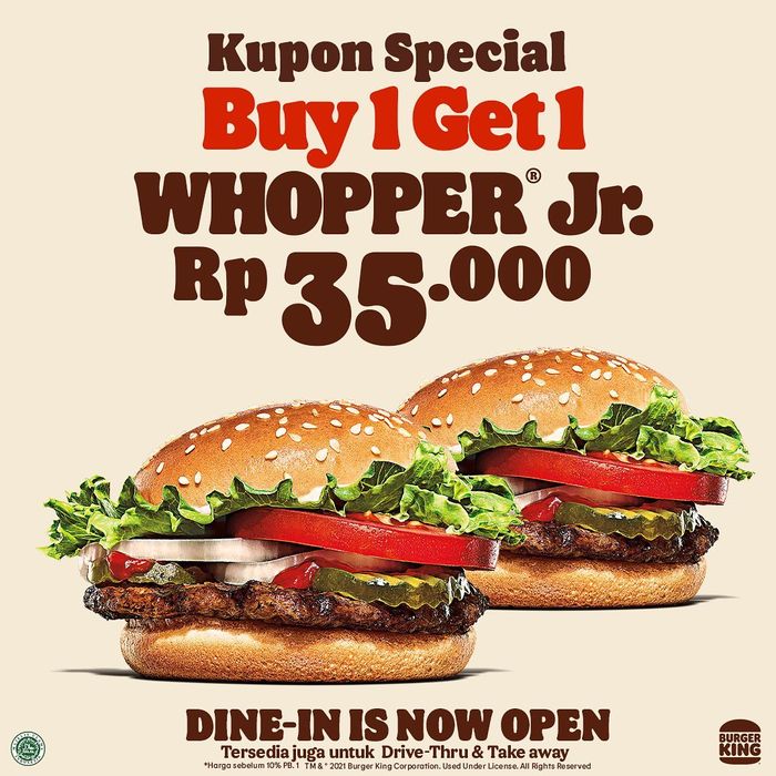 Cara Dapat Promo Burger King Terbaru Kupon Spesial Buy 1 Get 1 Semua Halaman Cerdas Belanja