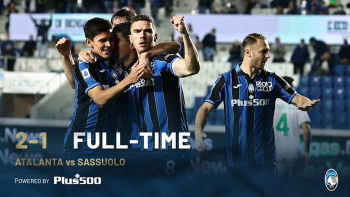 Atalanta mengalahkan Sassuolo dengan skor 2-1 dalam laga pekan kelima Liga Italia, Selasa (21/9/2021) waktu setempat atau Rabu dini hari WIB di Gewiss Stadium
