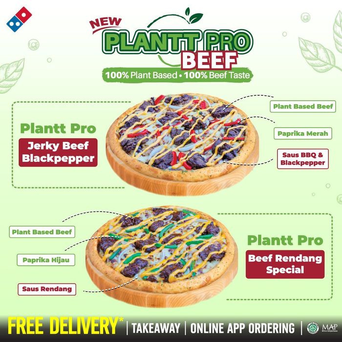 Lebih Sehat, Domino's Pizza Hadirkan Topping Pizza Baru Plant ...