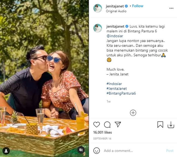 Jenita Janet dan sang suami