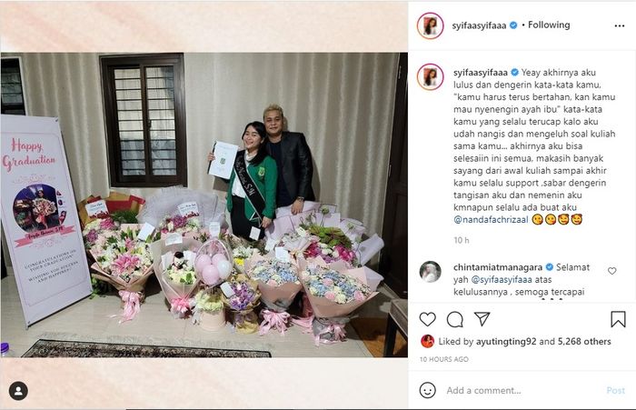Unggahan Syifa