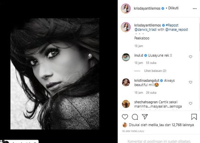 Krisdayanti saat masih muda