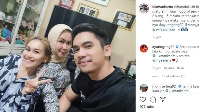 (instagram lukmankarim)
WO datangi rumah Ayu Ting Ting lagi
