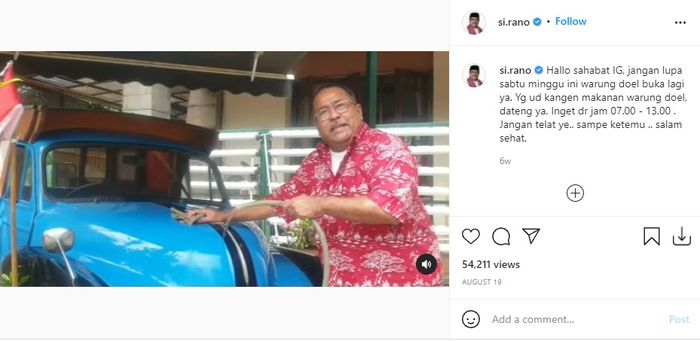Rumah artis Rano Karno