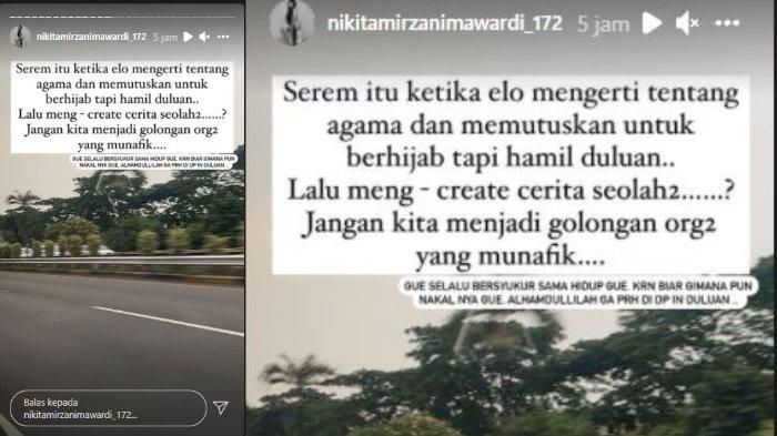 Nikita Mirzani mendadak bahas wanita berhijab tapi hamil duluan 