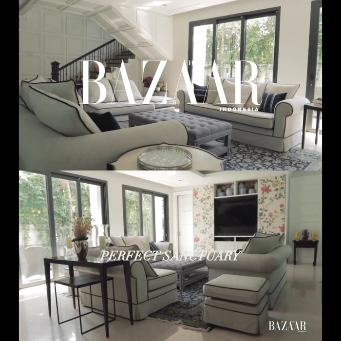 Ruang keluarga di rumah artis BCL dan <a href='https://jatim.tribunnews.com/tag/ashraf-sinclair' title='Ashraf Sinclair'>Ashraf Sinclair</a>.
