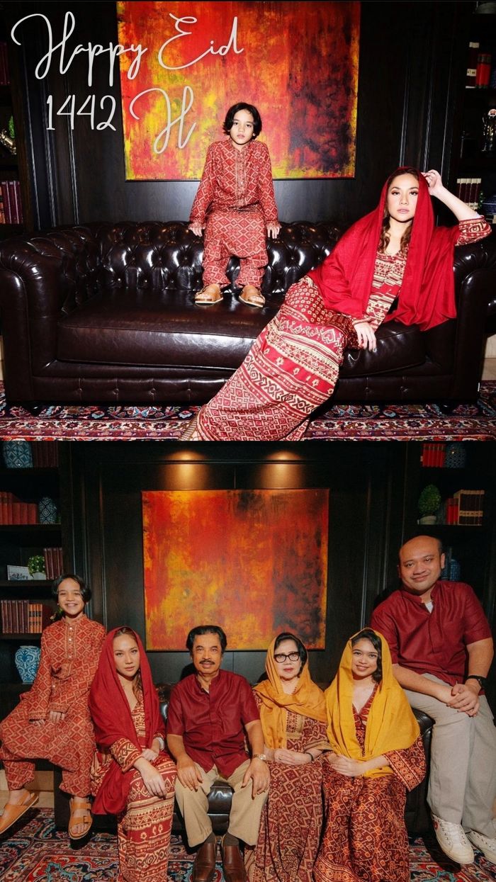 Ruang keluarga di rumah artis BCL dan Ashraf Sinclair.
