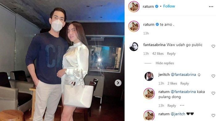 Ratu Rizky Nabila bersama sang kekasih saat berada dalam satu projek ()