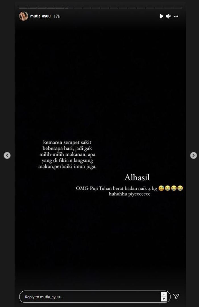 Unggahan terbaru Mutia Ayu