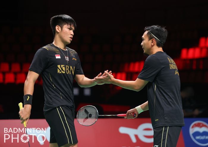 Mohammad Ahsan/Daniel Marthin di Thomas Cup 2020.