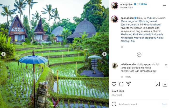 Unggahan Anang Hermansyah