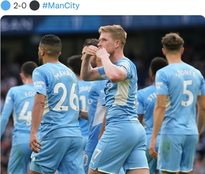 Gelandang Manchester City, Kevin De Bruyne.