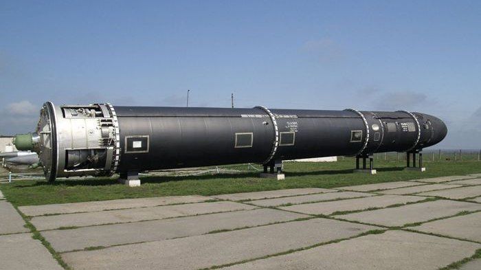 Rudal nuklir 'Setan 2' atau RS-28 Sarmat.