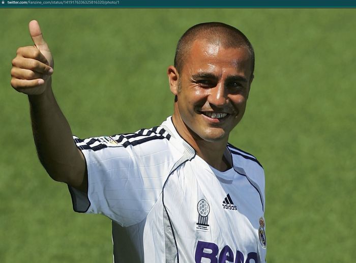 Fabio Cannavaro masih menjadi pemegang rekor pemain tertua Real Madrid yang berlaga di el clasico.