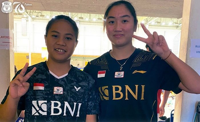 Pasangan Febby Valencia Dwijayanti Gani/Jesita Putri Miantoro berhasil menembus babak final Czech Open 2021. 